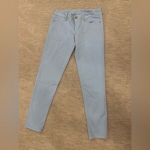 Lilly Pulitzer Worth Light Blue Straight-Leg Pants